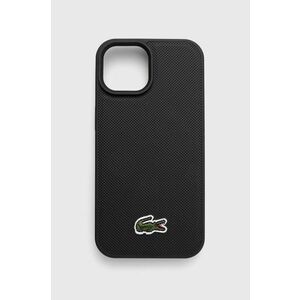 Lacoste husă pentru telefon iPhone 15 / 14 / 13 6.1" culoarea negru imagine