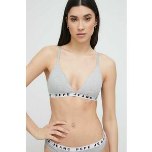 Pepe Jeans sutien culoarea gri, melanj imagine