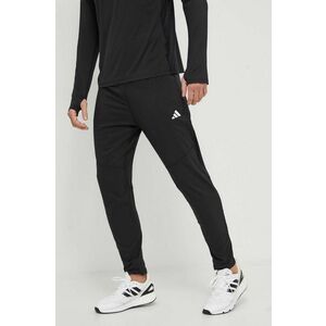 adidas Performance pantaloni de alergare Own the Run culoarea negru, cu imprimeu IK5024 imagine