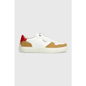 Pepe Jeans sneakers din piele PMS00008 culoarea maro, CAMDEN STREET M imagine