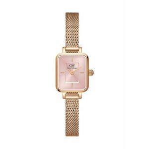 Daniel Wellington ceas Quadro Mini Melrose Blush femei, culoarea auriu imagine