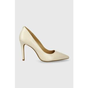 MICHAEL Michael Kors stilettos de piele Alina culoarea bej, 40R4HNHP1L imagine