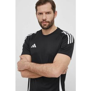 adidas Performance tricou de antrenament Tiro 24 culoarea negru, cu imprimeu, IJ7676 imagine