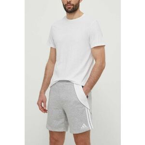 adidas Performance pantaloni scurți de antrenament Tiro 24 culoarea gri, melanj, IR9308 imagine