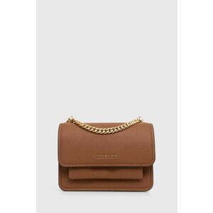 MICHAEL Michael Kors poseta de piele culoarea maro, 32T4GC7C1T imagine