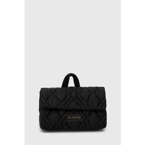 Love Moschino rucsac femei, culoarea negru, mic, neted, JC4162PP1LLR100A imagine