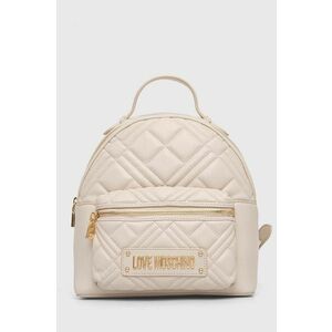 Love Moschino rucsac femei, culoarea bej, mic, neted, JC4148PP1LLA0000 imagine