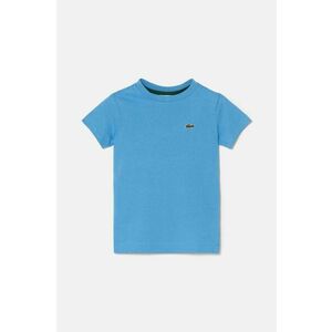 Lacoste tricou de bumbac pentru copii neted imagine