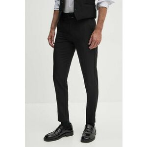 Lindbergh pantaloni barbati, culoarea negru, mulata, 30-006903 imagine