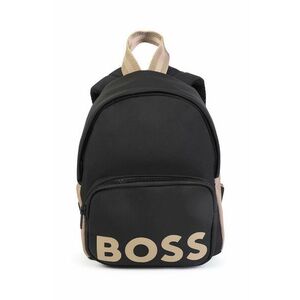 BOSS ghiozdan copii culoarea negru, mic, cu imprimeu, J51605 imagine