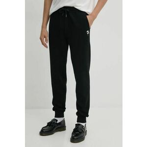 Karl Lagerfeld pantaloni de trening culoarea negru, cu imprimeu, 544910.705038 imagine