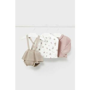 Mayoral Newborn compleu bebe culoarea bej, 2891 imagine