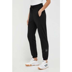 adidas by Stella McCartney pantaloni de trening culoarea negru, uni IB6860 imagine