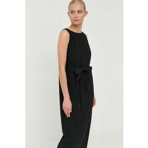 Max Mara Leisure rochie culoarea negru, midi, drept imagine