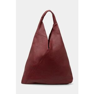 Answear Lab poseta de piele culoarea bordo imagine