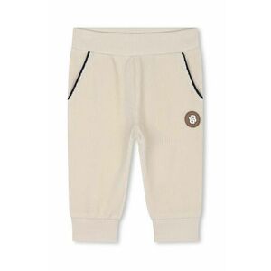 BOSS pantaloni de trening pentru copii culoarea bej, neted, J51273 imagine