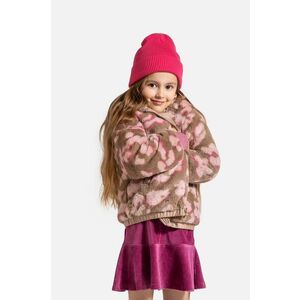 Coccodrillo geaca reversibila pentru copii culoarea bej, MYSTIC NATURE GIRL KIDS imagine