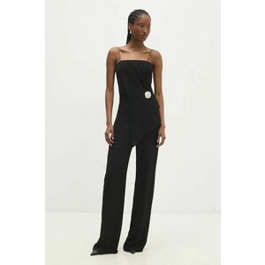 Answear Lab salopeta culoarea negru, cold shoulder imagine