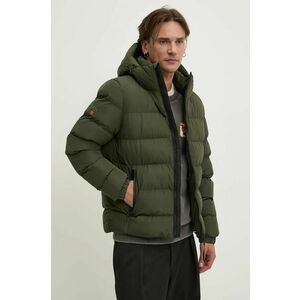 Superdry geaca barbati, culoarea verde, de iarna, M5011905A-ZC3 imagine