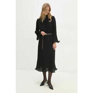 Answear Lab rochie culoarea negru, maxi, oversize imagine