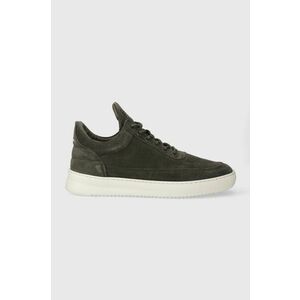 Filling Pieces sneakers din piele întoarsă Low top Suede culoarea verde imagine