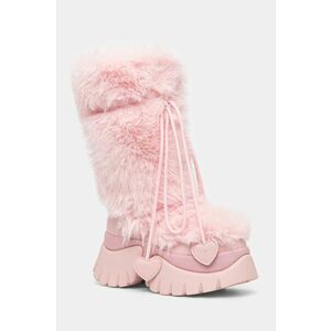 Koi Footwear cizme de iarna culoarea roz, Kawaii Sasquatch imagine