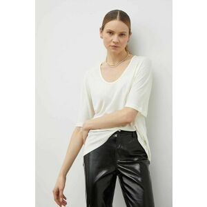 By Malene Birger tricou femei, culoarea alb imagine