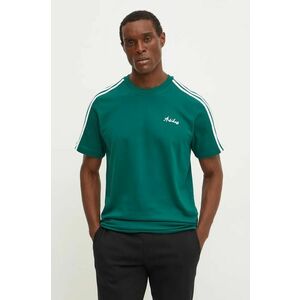 adidas tricou din bumbac bărbați, culoarea verde, cu imprimeu, IZ1171 imagine