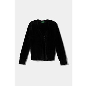 United Colors of Benetton pulover copii culoarea negru, 19BAC601L imagine