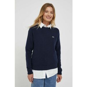 Lacoste pulover de lână femei, culoarea bleumarin imagine