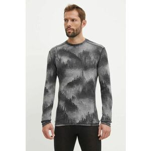 Smartwool longsleeve funcțional Classic Thermal Merino culoarea gri imagine