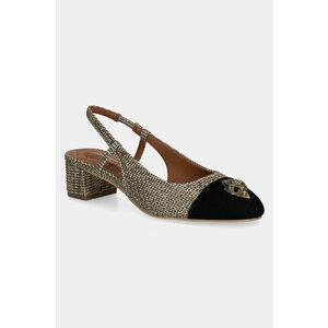 Kurt Geiger London pumps culoarea auriu, cu toc drept imagine