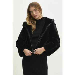 Answear Lab geaca femei, culoarea negru, de tranzitie, oversize imagine