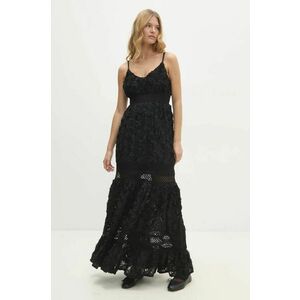 Answear Lab rochie culoarea negru, maxi, evazati imagine