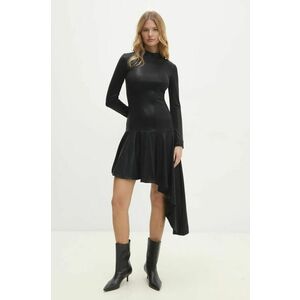 Answear Lab rochie culoarea negru, mini, evazati imagine