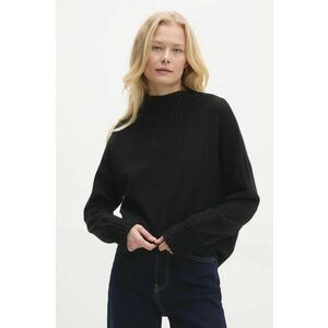 Answear Lab pulover femei, culoarea negru, cu turtleneck imagine