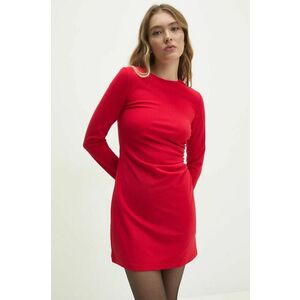 Answear Lab rochie culoarea rosu, mini, mulata imagine