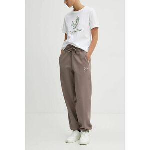 Karl Kani pantaloni de trening culoarea maro, uni, 61030014 imagine