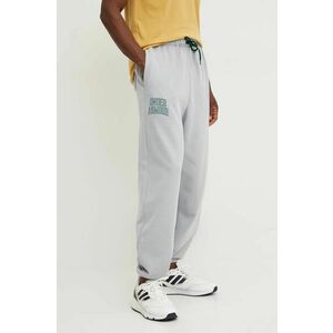 Under Armour pantaloni de trening Icon HWT Terry culoarea gri, uni, 1386551 imagine