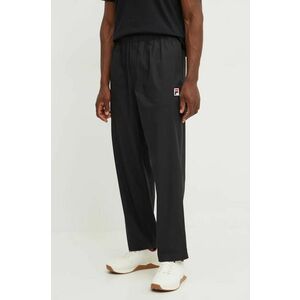 Fila pantaloni Luguse bărbați, culoarea negru, cu fason chinos, FAM0771 imagine