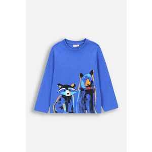 Coccodrillo longsleeve din bumbac pentru copii cu imprimeu, FOREST FRIENDS KIDS imagine