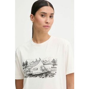 Picture tricou din bumbac D&S Boathouse bărbați, culoarea bej, cu imprimeu, MTS1190 imagine