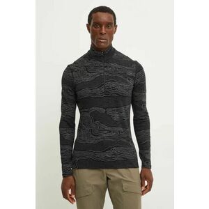 Icebreaker longsleeve funcțional Merino 260 Vertex culoarea negru, IB0A573801W1 imagine