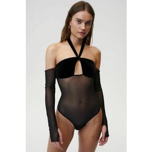 Undress Code body Bisou Bodysuit femei, culoarea negru, uni, 714 imagine