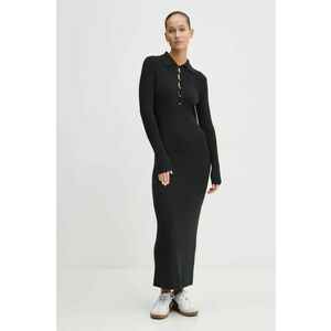 Abercrombie & Fitch rochie culoarea negru, maxi, mulată, KI159-4763 imagine