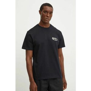 Quiksilver tricou din bumbac culoarea negru imagine