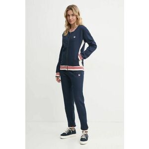 Fila trening lounge din bumbac culoarea bleumarin, FPW4187 imagine