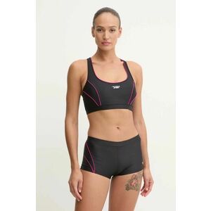 Aqua Speed costum de baie din două piese Fiona culoarea negru, cupa usor rigidizata imagine