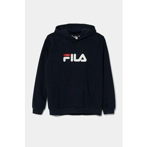 Fila bluza copii culoarea albastru marin, cu glugă, cu imprimeu imagine