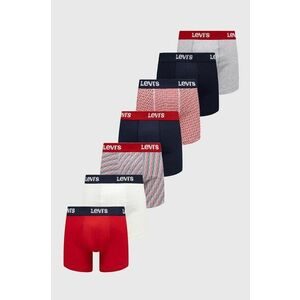 Levi's boxeri 7-pack barbati, culoarea albastru marin imagine